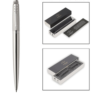 PARKER 派克 Jotter乔特系列 按动签字笔 钢杆斜纹 0.55mm 单支装