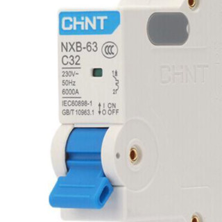 CHNT 正泰 NXB-63-1P-C32 家用空气开关 32A