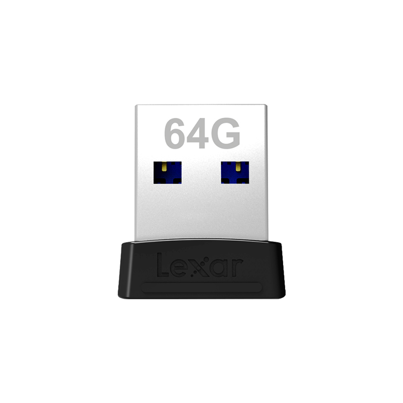 Lexar 雷克沙 S47系列 LJDS47-64GABBK USB3.1 U盘 黑色 64GB USB