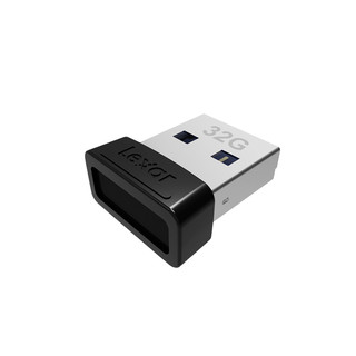 Lexar 雷克沙 S47系列 LJDS47-64GABBK USB3.1 U盘 黑色 32GB USB