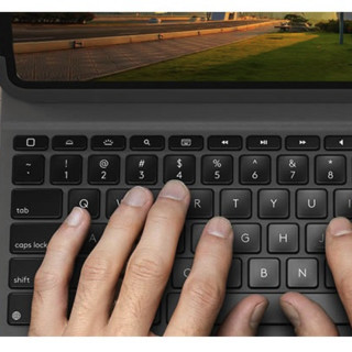 logitech 罗技 Slim Folio Pro iPad Pro 12.9英寸 蓝牙键盘保护套 黑色
