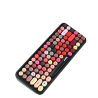 AJAZZ 黑爵 308i 84键 蓝牙无线薄膜键盘 黑色彩虹 RGB +鼠标 键鼠套装