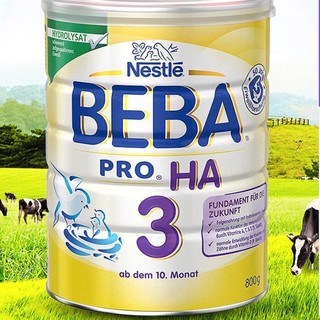 BEBA 雀巢 PRO HA系列 幼儿特殊配方奶粉 德版 3段 800g