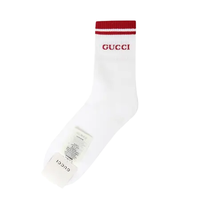 GUCCI 古驰 男士中筒袜 496493 4G293