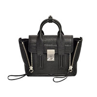 3.1 Phillip Lim PASHLI MINI SATCHEL系列 女士牛皮手提单肩包 AC00-0226SKC 黑色