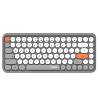 AJAZZ 黑爵 308i 84键 蓝牙无线薄膜键盘 灰色 RGB+鼠标 键鼠套装