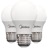 Midea 美的 LED大螺口灯泡 9W 白光 三只装