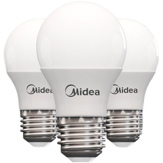 Midea 美的 LED大螺口灯泡 9W 白光 五只装