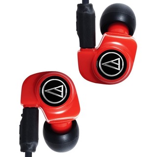 audio-technica 铁三角 ATH-IM70 入耳式挂耳式动圈有线监听耳机 红色 3.5mm