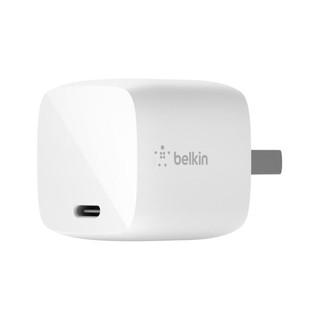 belkin 贝尔金 WCH001yzWH GaN氮化镓充电器 Type-C 30W 白色