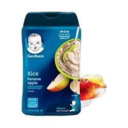 Gerber 嘉宝 香蕉苹果谷物米粉 2段 227g
