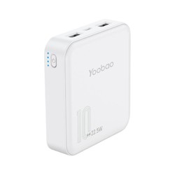 Yoobao 羽博 6024Q 移动电源 雪山白 10000mAh Type-C 22.5W