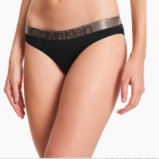 Calvin Klein 卡尔文·克莱 女士三角内裤 QF6257AD 黑色 XS