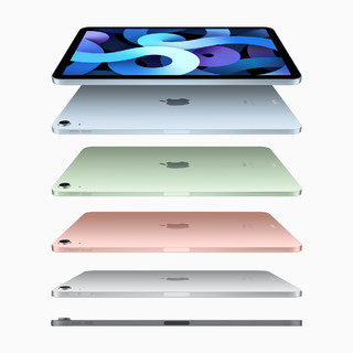 Apple 苹果 iPad Air 4 2020款 10.9英寸 平板电脑 (2360*1640dpi、A14、256GB、Cellular版、天蓝色、MYHV2CH/A)