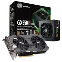 COOLER MASTER 酷冷至尊 GX650 金牌（90%）全模组ATX电源 650W +映众 RTX 3060 黑金至尊版 显卡 12GB 电源套装