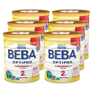BEBA 雀巢 OPTIPRO系列 儿童奶粉 德版 2+段 800g*6罐