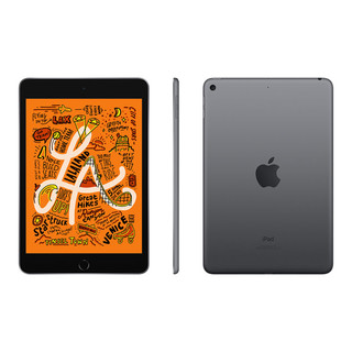 Apple 苹果 iPad mini5 2019款 7.9英寸 平板电脑 (2048*1536dpi、A12、256GB、Cellular版、深空灰、MUXX2CH/A)