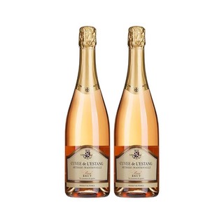 CHATEAU DE L'ESTANG 利仕酒庄 桃红起泡葡萄酒 750ml*2瓶