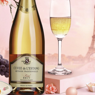 CHATEAU DE L'ESTANG 利仕酒庄 桃红起泡葡萄酒 750ml*2瓶