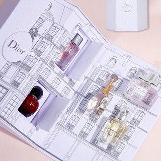 Dior 迪奥 30周年城堡香水礼盒装 (芭伊颂EDT5ml+花漾EDT7.5ml+迪奥之韵EDT5ml+真我EDP5ml+悦之欢EDP5ml)