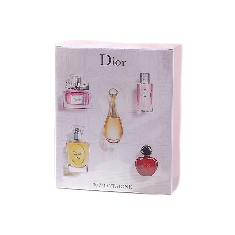 Dior 迪奥 30周年城堡香水礼盒装 (芭伊颂EDT5ml+花漾EDT7.5ml+迪奥之韵EDT5ml+真我EDP5ml+悦之欢EDP5ml)