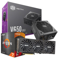 COOLER MASTER 酷冷至尊 V650 GOLD 金牌（90%）全模组ATX电源 650W + AMD 锐龙7 5800X 处理器 + 映众GEFORCE RTX 3070 Ti 黑金至尊版OC 显卡 8GB 电源套装