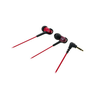 audio-technica 铁三角 ATH-CKB50 入耳式动圈耳机 红色 3.5mm