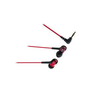 audio-technica 铁三角 ATH-CKB50 入耳式动圈耳机 红色 3.5mm