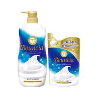 COW STYLE 牛乳石硷 Bouncia系列 美肤沐浴乳 淡雅花香 750ml+补充装400ml