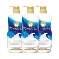COW STYLE 牛乳石硷 Bouncia系列美肤沐浴乳 淡雅花香 750ml*3