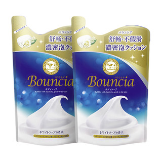 COW STYLE 牛乳石硷 Bouncia系列 美肤沐浴乳 淡雅花香 补充装400ml