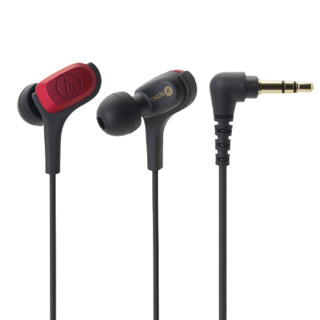 audio-technica 铁三角 ATH-CKB70 入耳式动铁有线耳机 红色 3.5mm