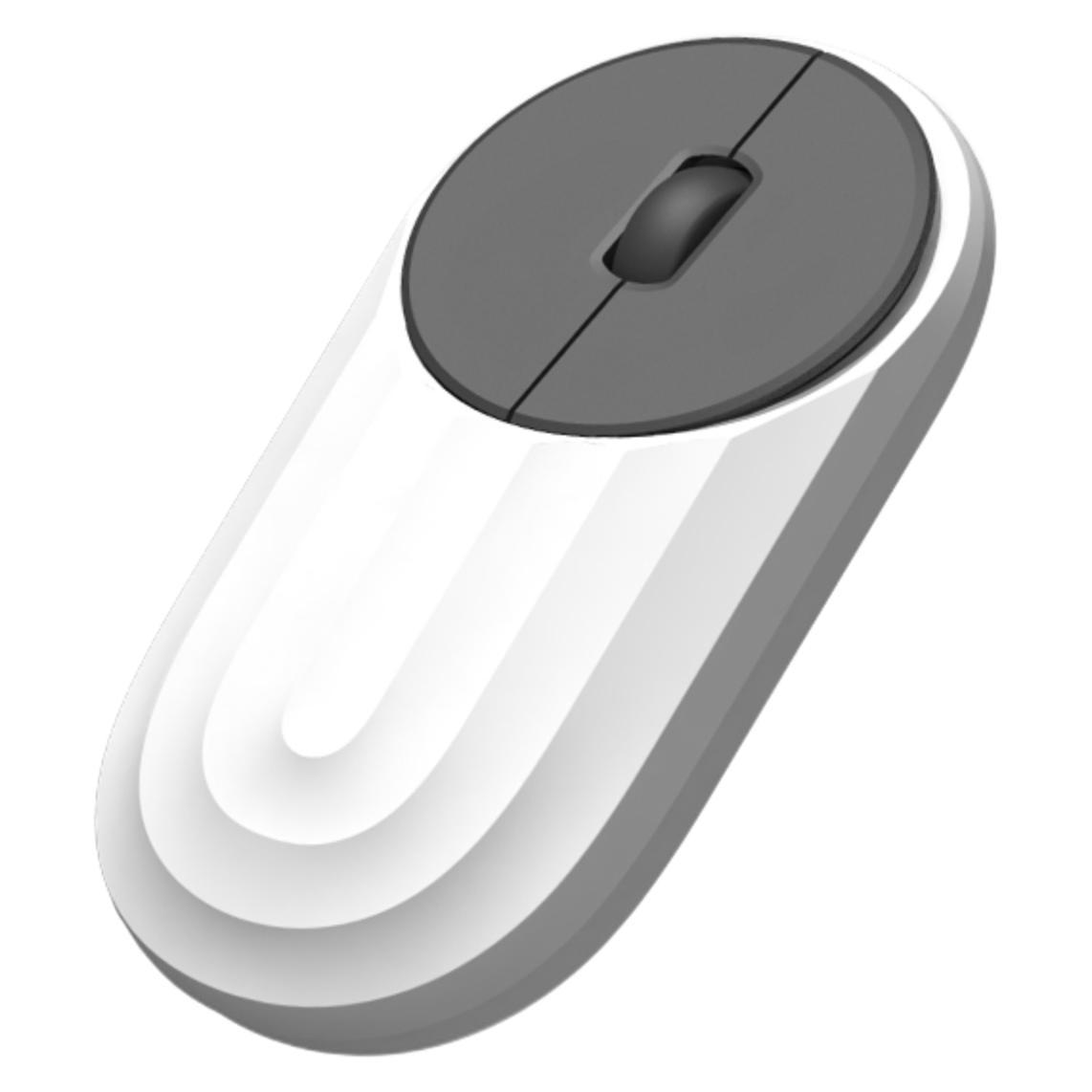 JINGUI 今贵 268 充电版 2.4G蓝牙 双模无线鼠标 1600DPI 瓷感白