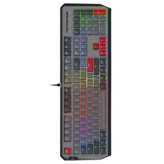 MOTOSPEED 摩豹 CK80 104键 有线机械键盘 银灰色 高特银轴 RGB