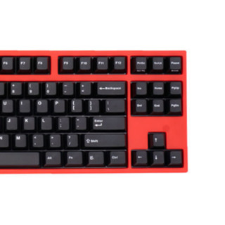 Leopold 利奥博德 FC750R PD版 87键 有线机械键盘 赤色 Cherry红轴 无光