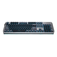 MOTOSPEED 摩豹 CK80 104键 有线机械键盘 银灰色 国产银轴 RGB