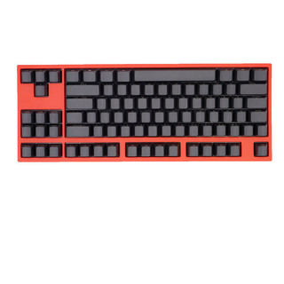 Leopold 利奥博德 FC750R PD版 87键 有线机械键盘 侧刻 赤色 Cherry静音红轴 无光