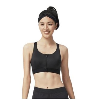 DECATHLON 迪卡侬 FBRA 920ZIP 女子运动内衣 H492765 黑色 XL