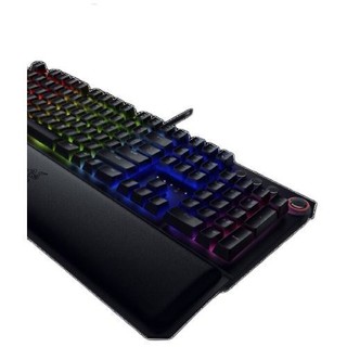 RAZER 雷蛇 黑寡妇蜘蛛精英版 104键 有线机械键盘 黑色 雷蛇绿轴 RGB
