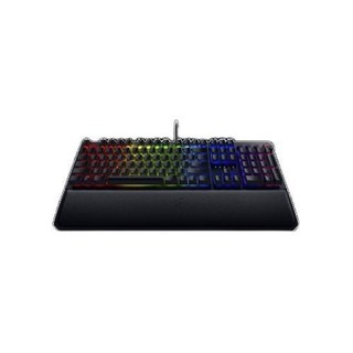 RAZER 雷蛇 黑寡妇蜘蛛精英版 104键 有线机械键盘 黑色 雷蛇绿轴 RGB