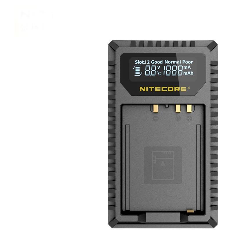 NITECORE 奈特科尔 FX1 单反数码相机电池充电器 黑色