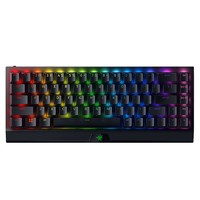 PLUS会员：RAZER 雷蛇 黑寡妇蜘蛛V3 迷你无线版 68键 2.4G蓝牙 多模无线机械键盘 黑色 雷蛇绿轴 RGB