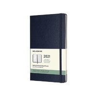 MOLESKINE 硬面大型周记本 208页 黑色