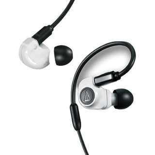 audio-technica 铁三角 ATH-IM50 入耳式挂耳式动圈有线耳机 白色 3.5mm