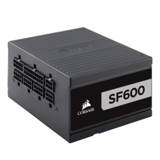 USCORSAIR 美商海盗船 SFX系列 SF600 白金牌（92%）全模组SFX电源 600W