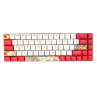 NEWMEN 新贵 GM680 68键 蓝牙双模机械键盘 白红 高特茶轴 RGB