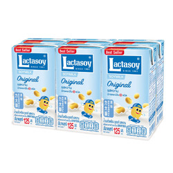 Lactasoy 力大狮 泰国进口 调制豆奶 原味 125ml*6盒