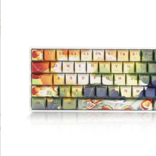 NEWMEN 新贵 GM680 68键 蓝牙双模无线机械键盘 白色 高特紫轴 RGB