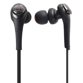audio-technica 铁三角 ATH-CKS550iS 入耳式动圈有线耳机 黑色 3.5mm