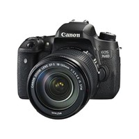 Canon 佳能 EOS 760D APS-C画幅 数码单反相机 黑色 EF-S 18-135mm F3.5 IS USM 变焦镜头 单镜头套机